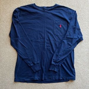 Ralph Lauren navy pocket tee M